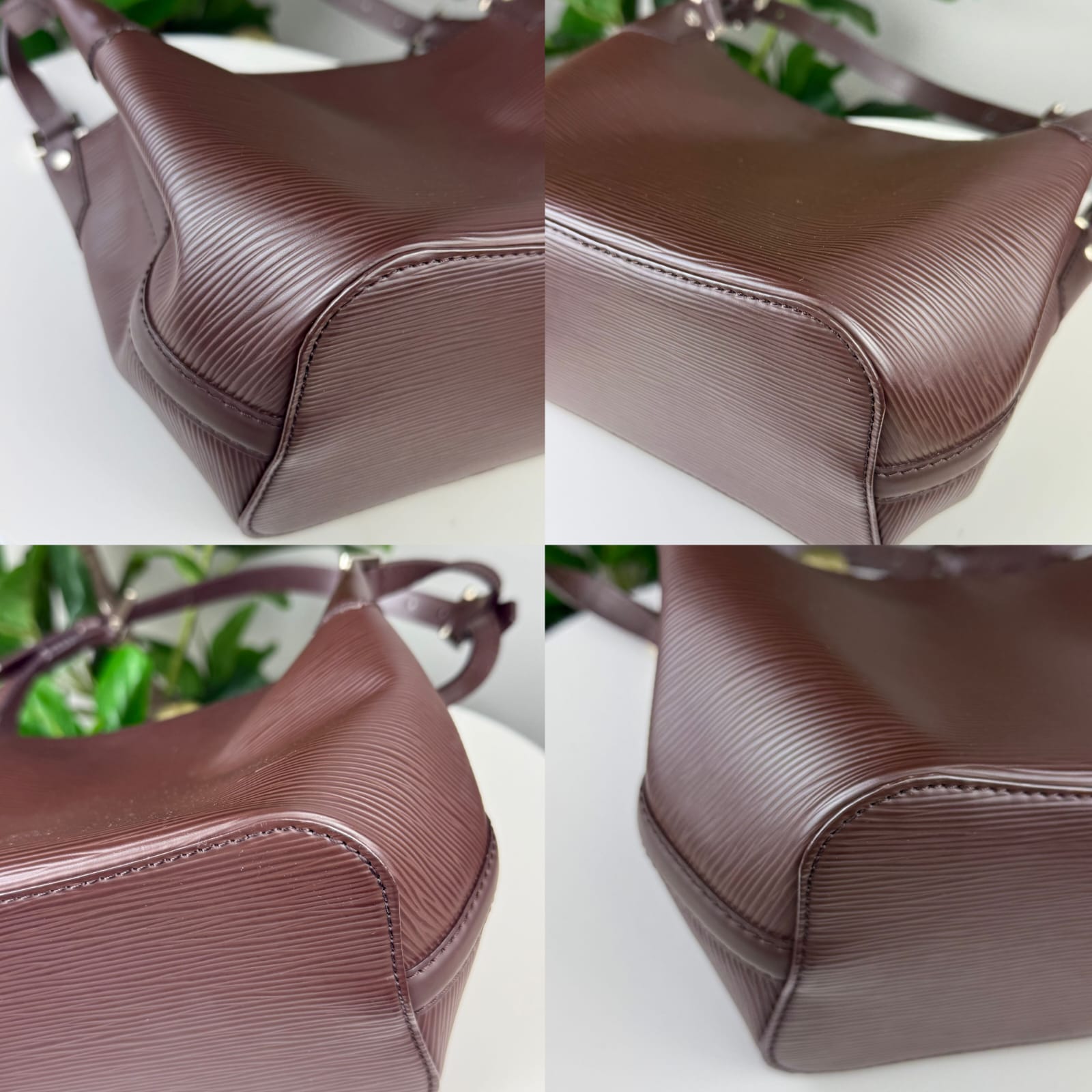 Authentic Louis Vuitton Epi Mandala PM Hand Bag Shoulder Bag Mocha