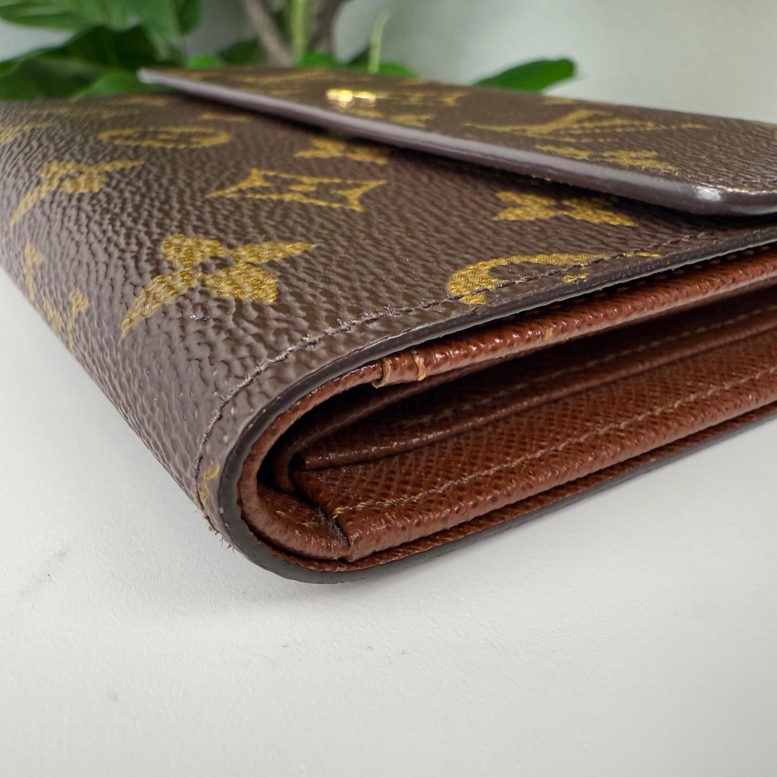 Authentic Louis Vuitton Porte Tresor Etui Chequier Wallet