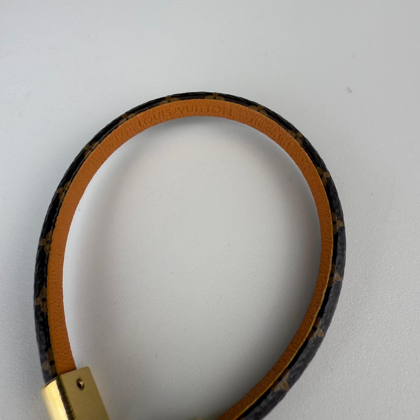 💎Authentic Louis Vuitton Monogram Bracelet LV Tribute.