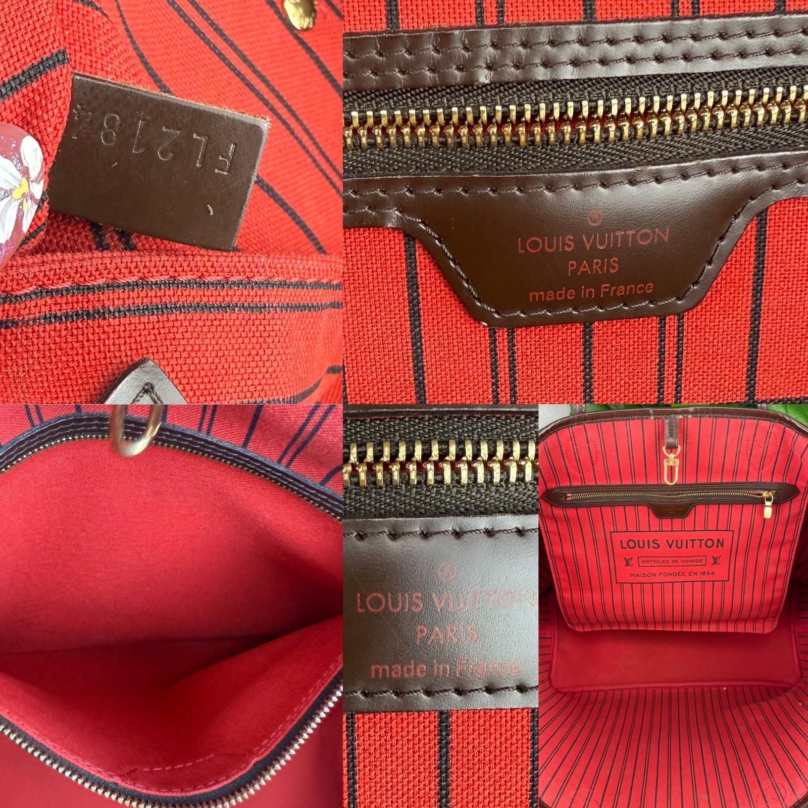 Authentic Louis Vuitton Neverfull MM Shoulder Bag