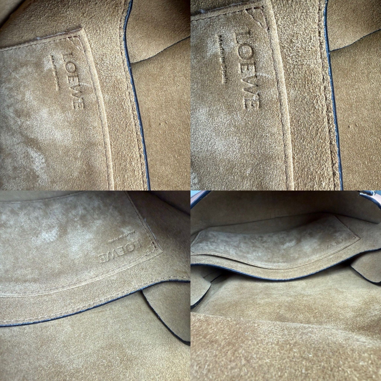 💎✨Authentic Loewe Gate Calfskin Small Gate Crossbody Bag Taupe