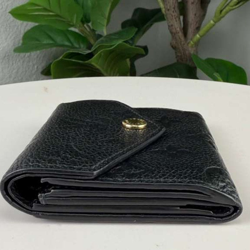 💎✨Authentic Louis Vuitton Black Monogram Empreinte Leather Victorine Wallet