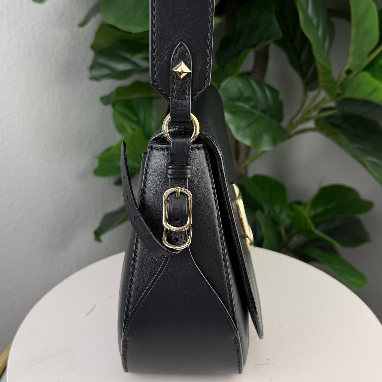Authentic Jimmy Choo Varenne Leather Crossbody Bag