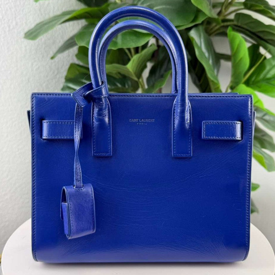 Authentic Saint Laurent Sac de Jour Nano Tote Bag