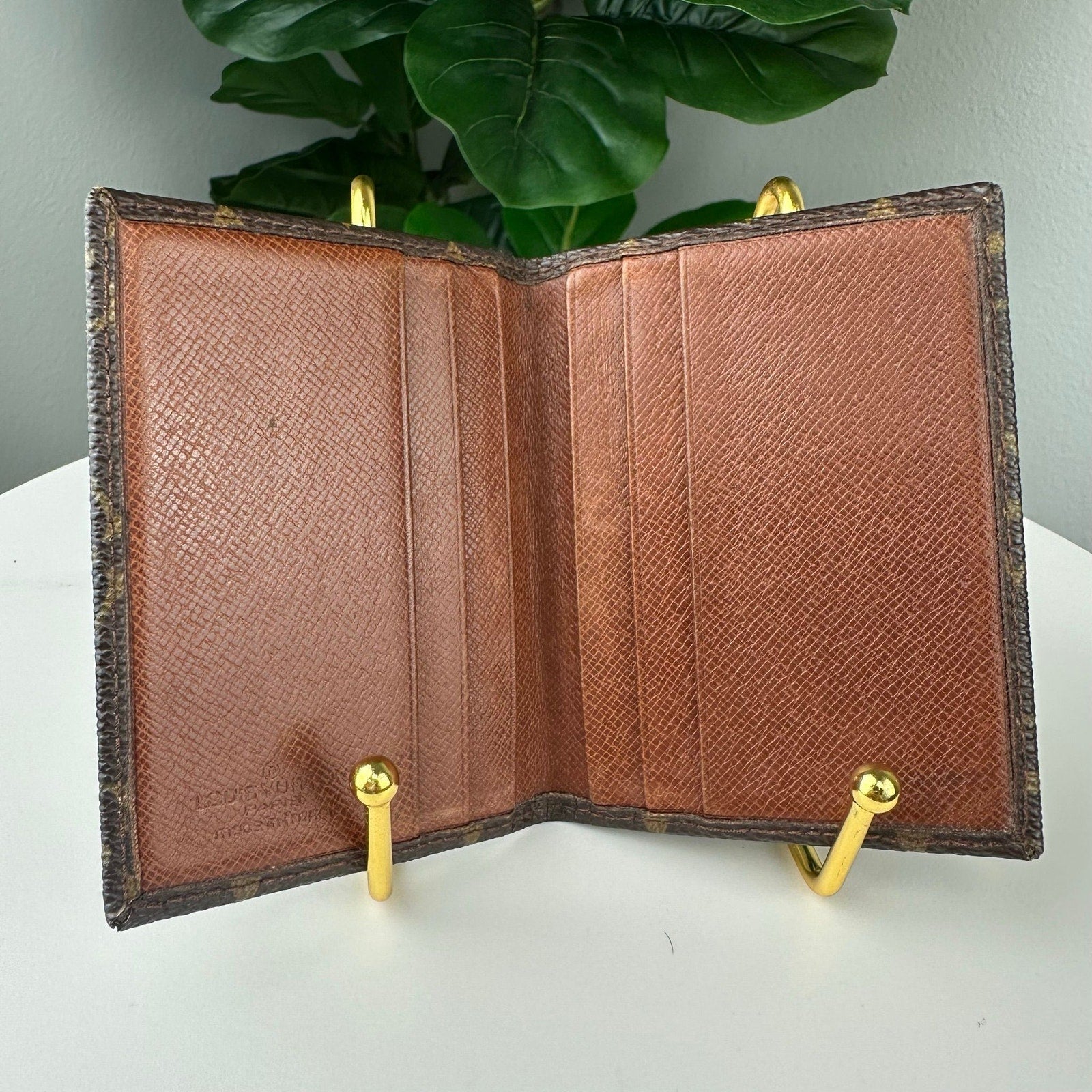 💎Authentic Louis Vuitton Monogram Pocket Organizer Card Holder Wallet