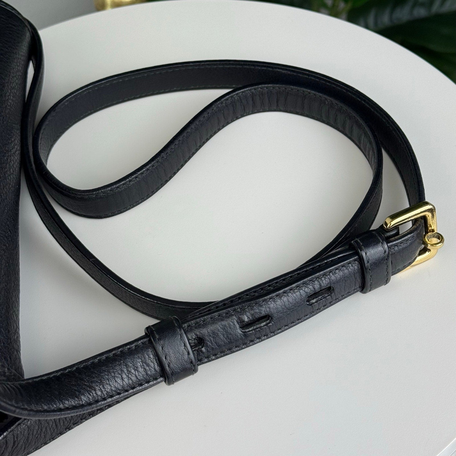 Authentic LOEWE Heritage Shoulder Bag Black