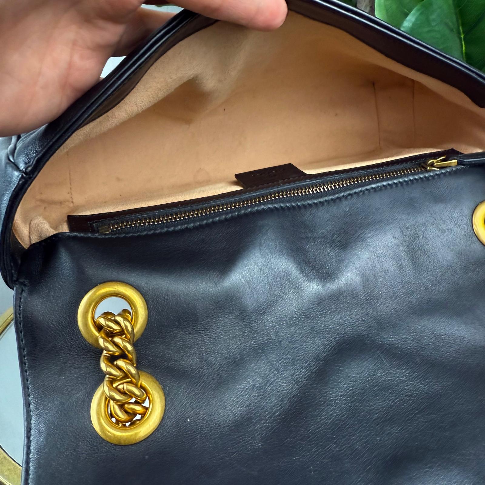 Authentic Gucci GG Marmont Matelasse Shoulder Bag