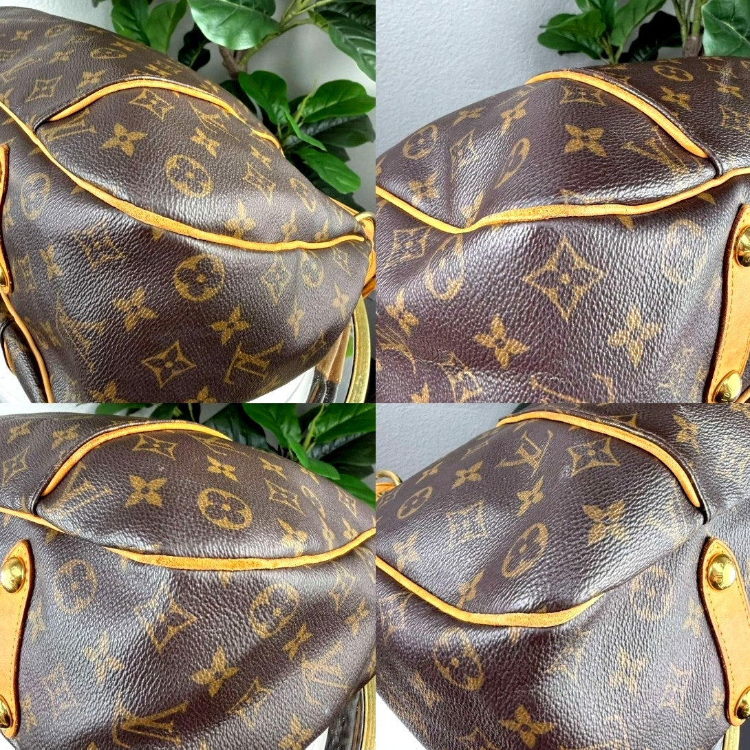 Authentic Louis Vuitton Monogram Canvas Galliera PM Shoulder Bag