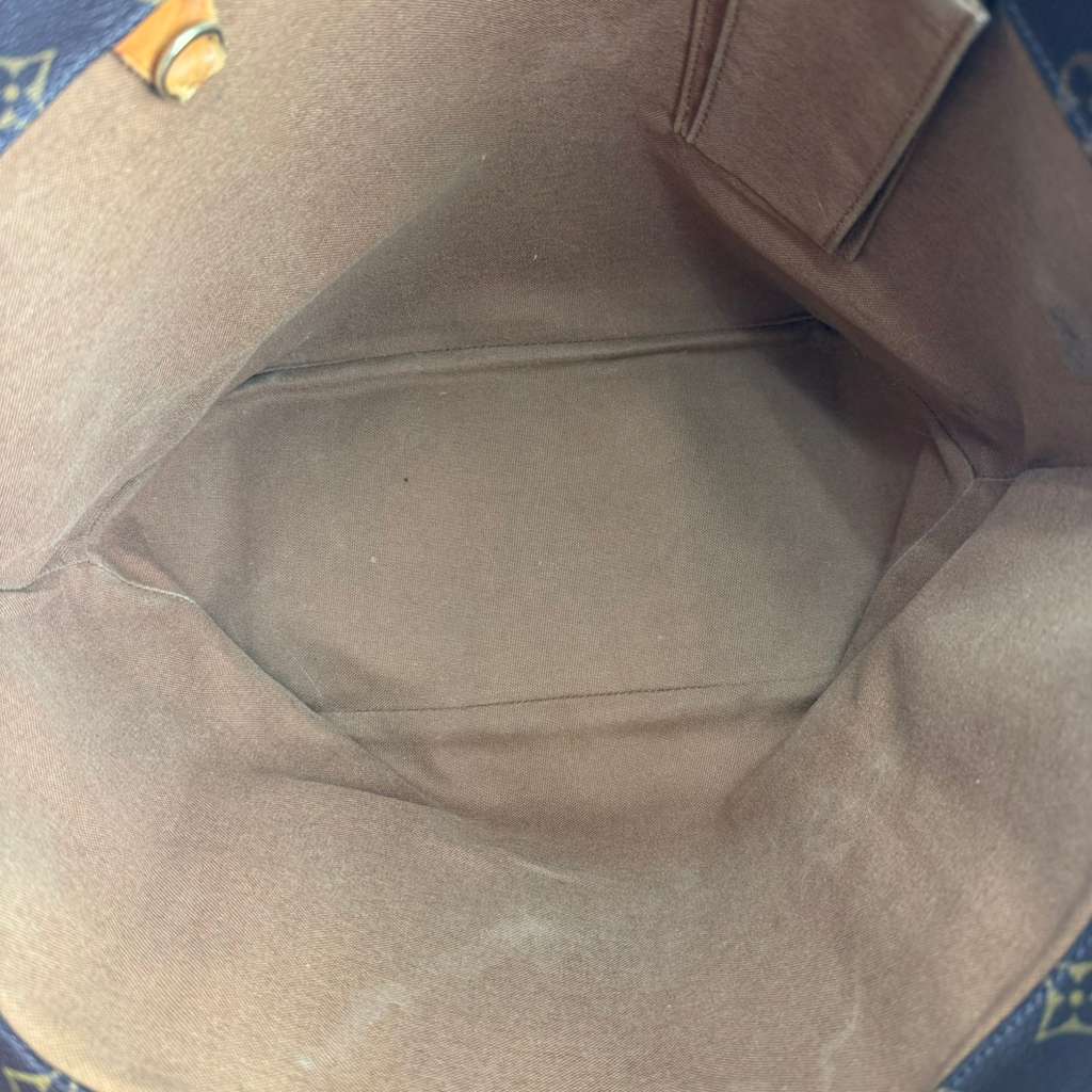 Authentic Louis Vuitton Monogram Sac Shopping Tote Bag -