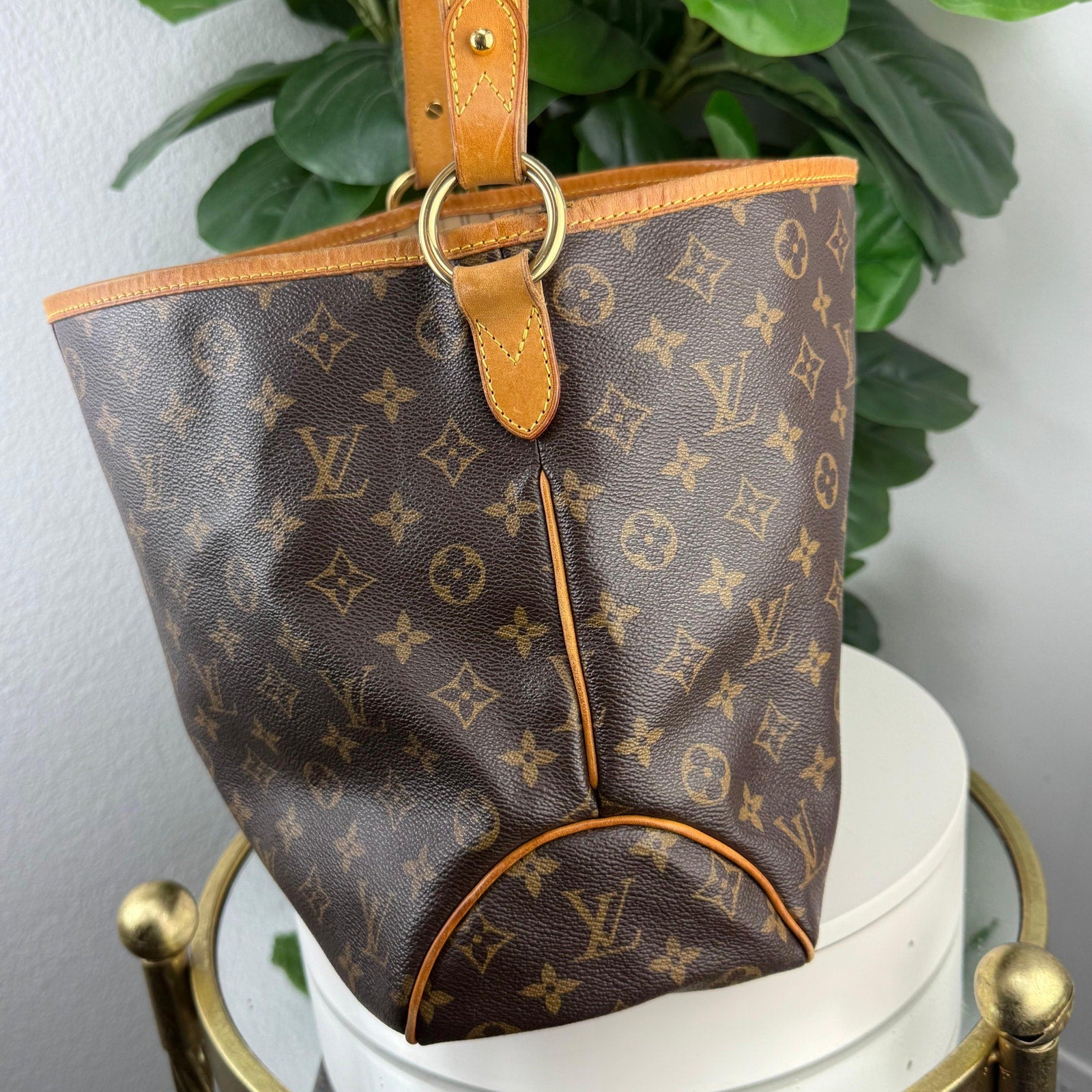 Louis Vuitton Looping GM Monogram Canvas Shoulder Bag Authentic Pre Owned