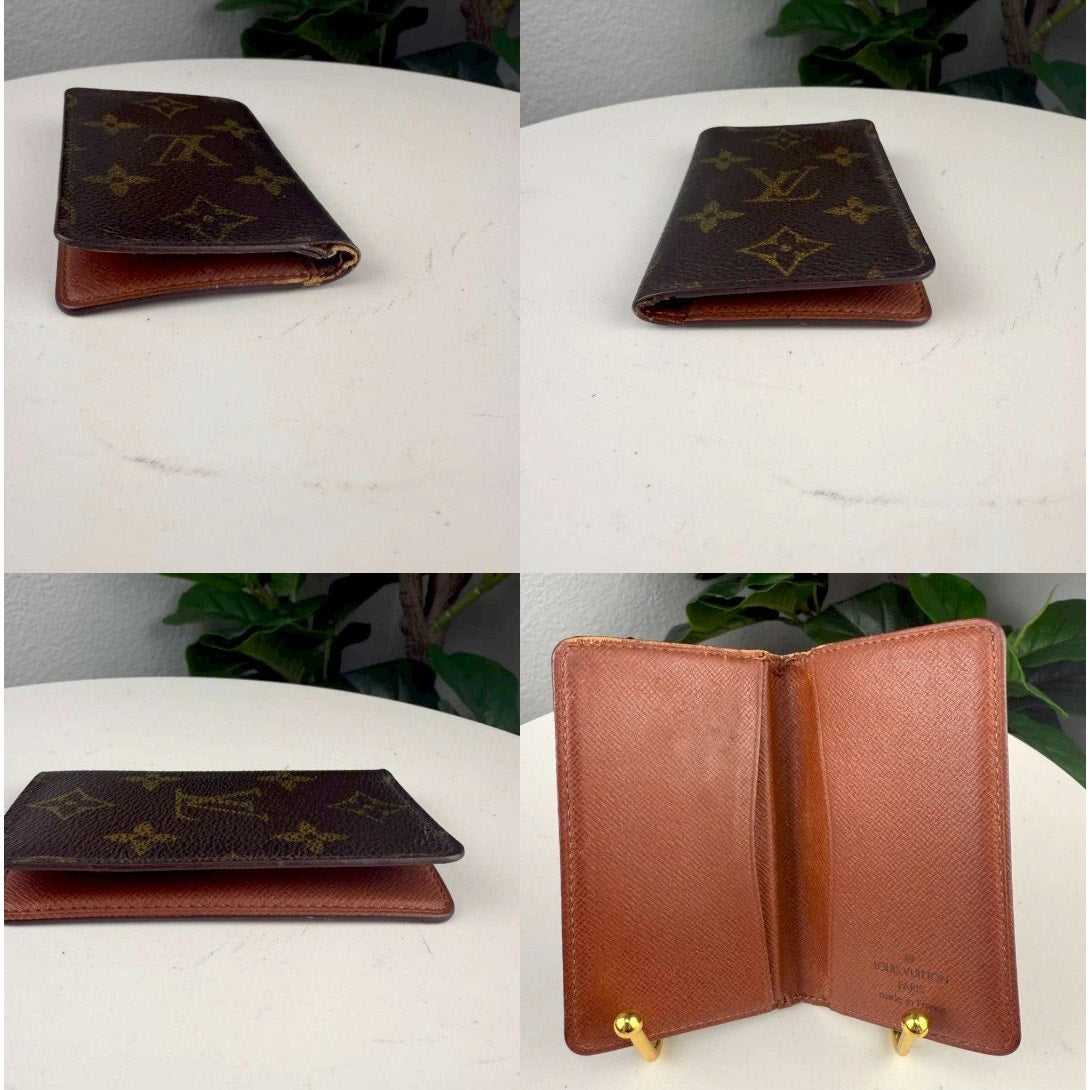Authentic Louis Vuitton Monogram Canvas Bi-fold Wallet