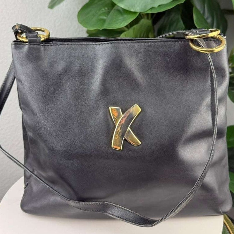 Authentic Paloma Picasso Shoulder Bag Black