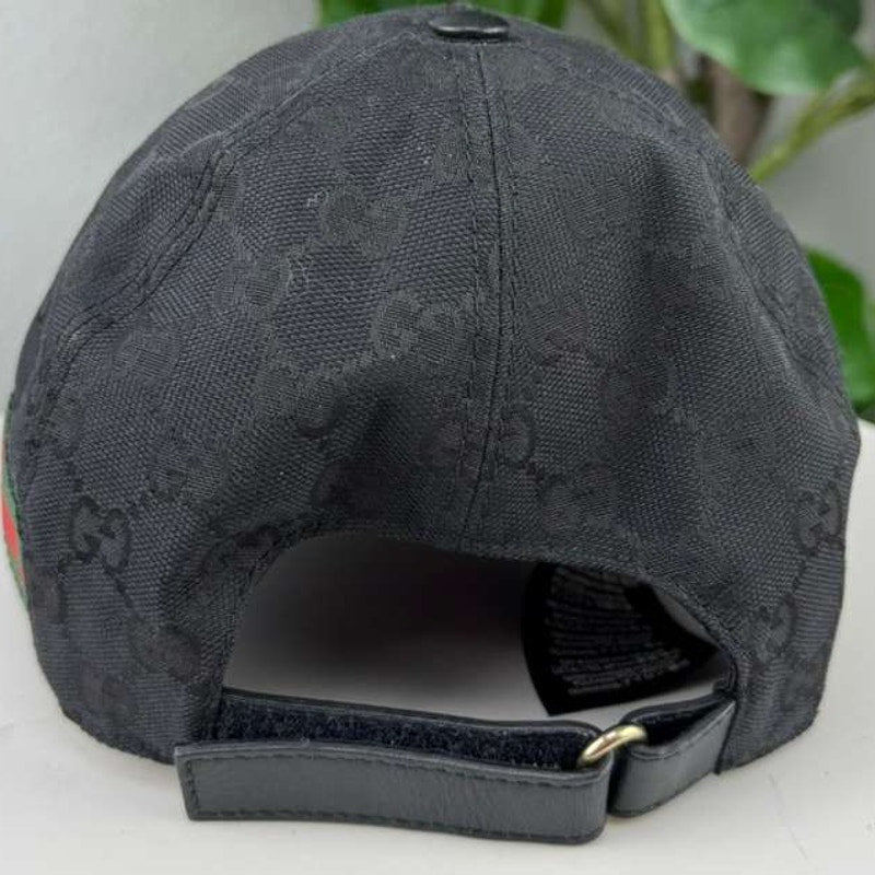 Authentic Gucci Cap Black Polyester