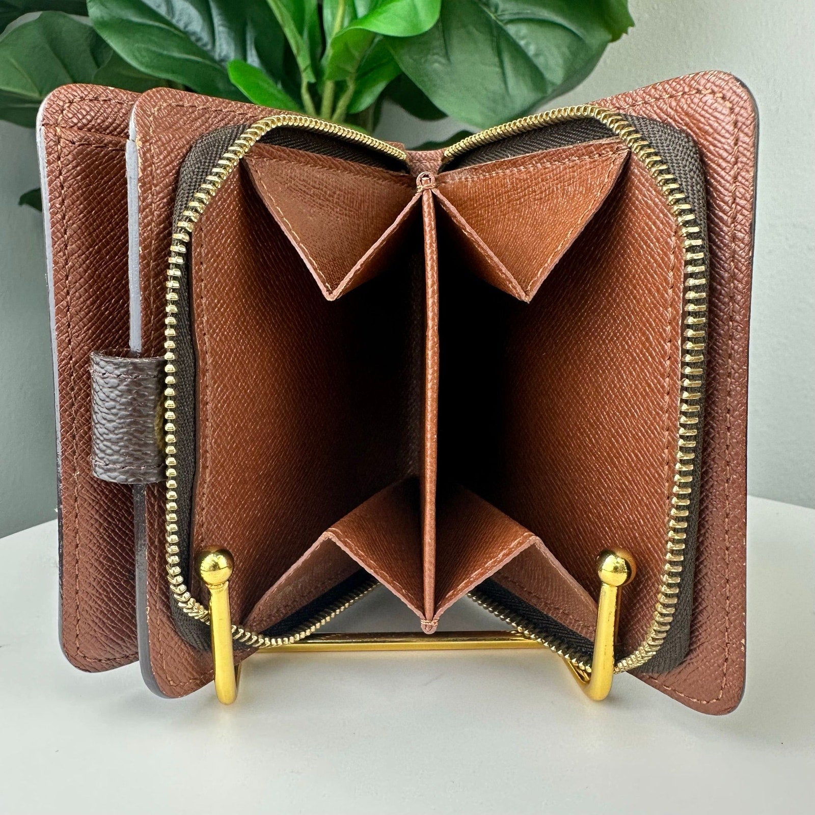 💎Authentic Louis Vuitton Portafoglio Zippy Monogram Wallet