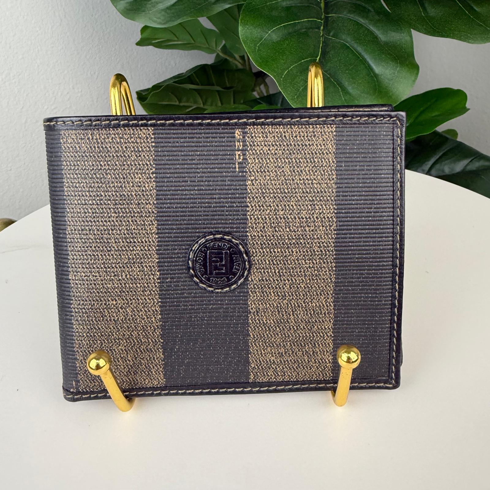 Authentic Fendi Zucca Bi-Fold Men's Wallet