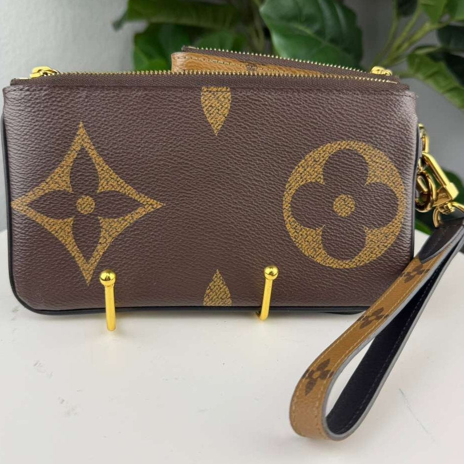 💎✨Authentic Louis Vuitton Trio Pouch Set Reverse Monogram Giant