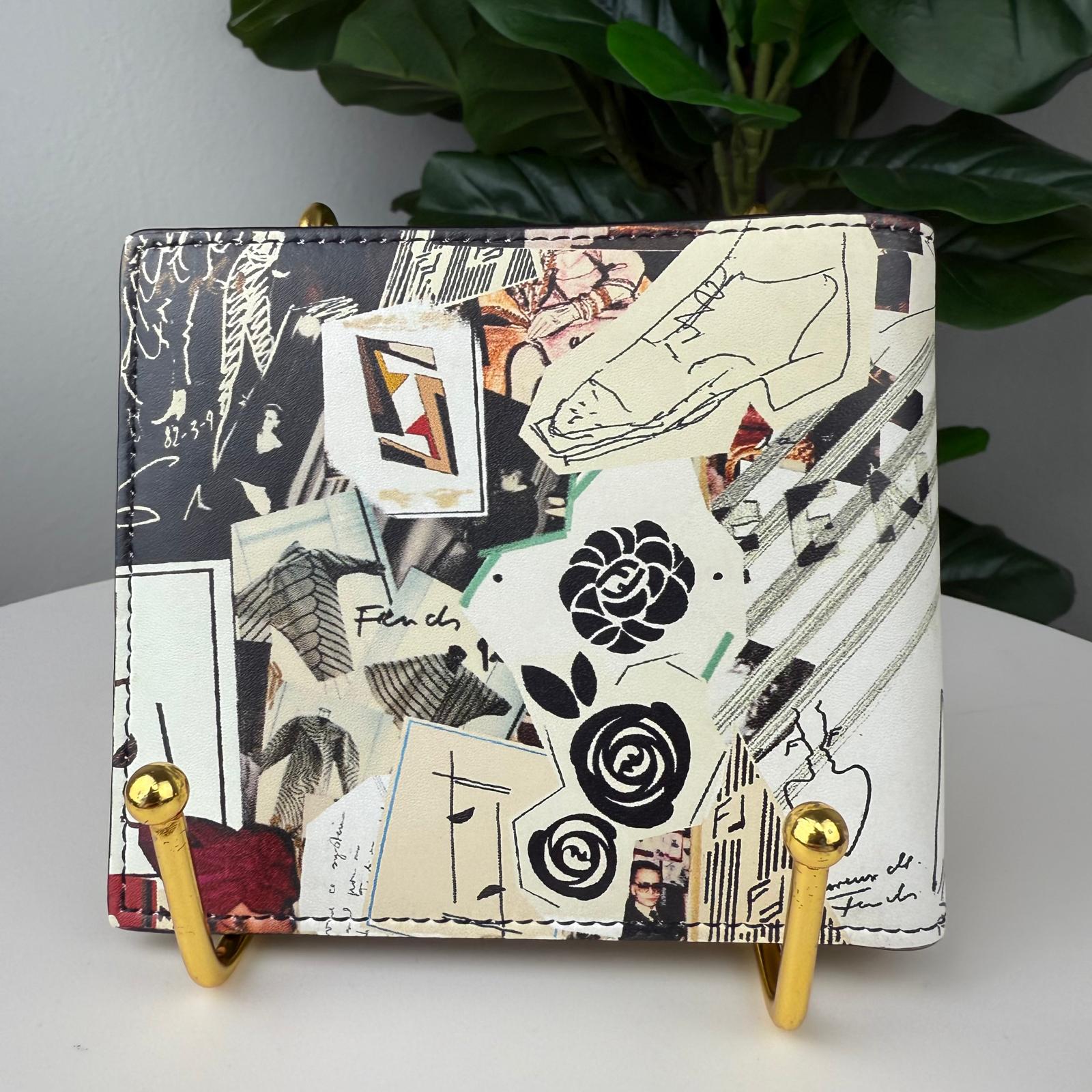 B47💎✨Authentic Fendi Karl Kollage Wallet