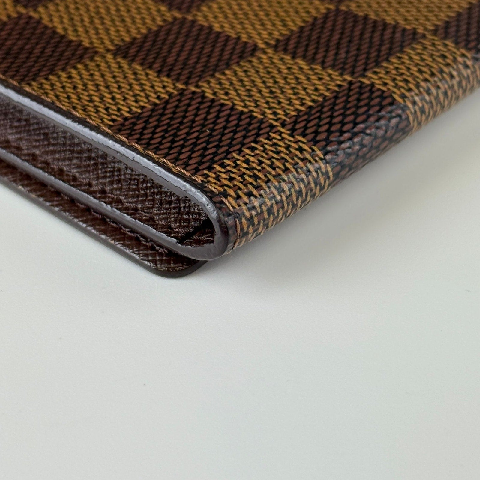 Authentic Louis Vuitton Damier Envelope Carte de Visite Card Wallet