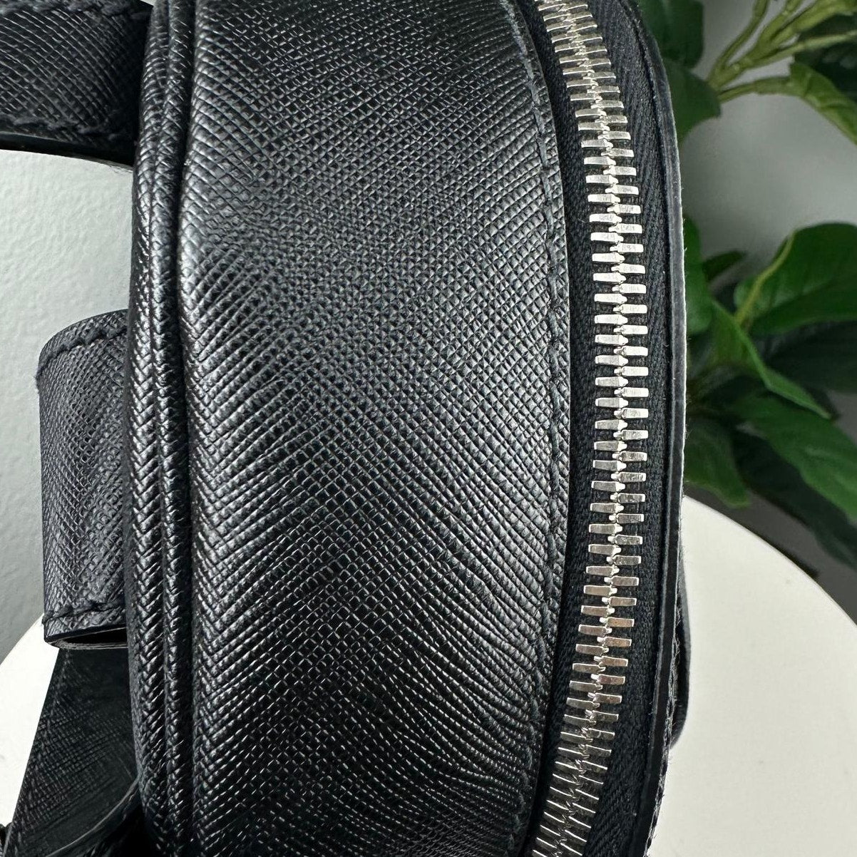 Authentic Prada Convertible Sling Backpack Black