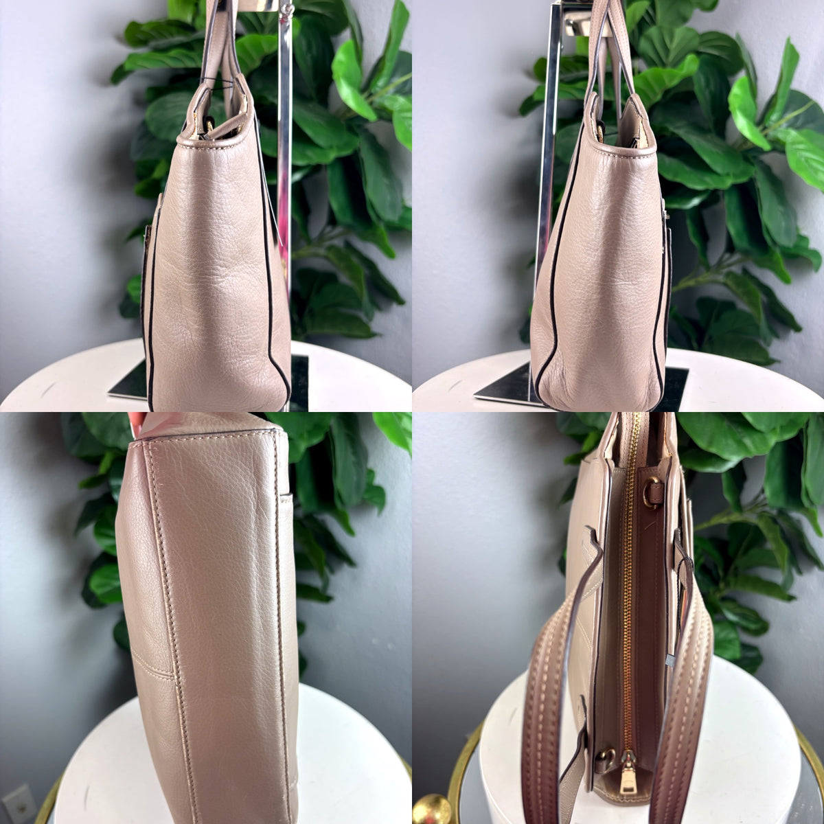 Authentic Coach Legacy Borough Pebbled Leather Shoulder Bag in Grey - 04_detail_1.jpg