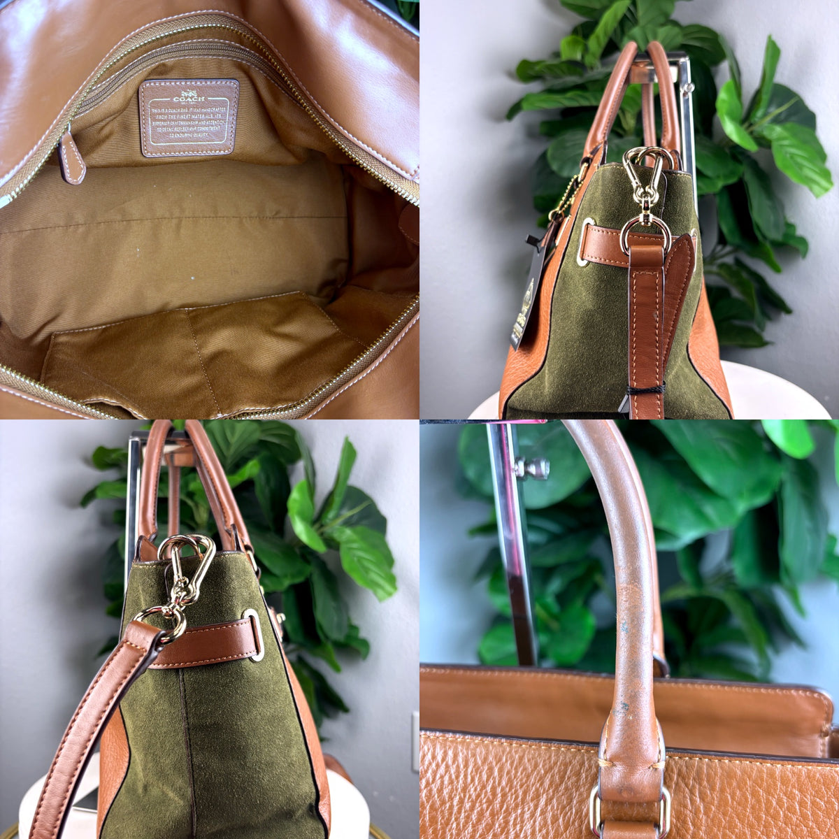 Authentic Coach Blake Carryall 25 Colorblock Leather Satchel Bag - 03_detail_1.jpg
