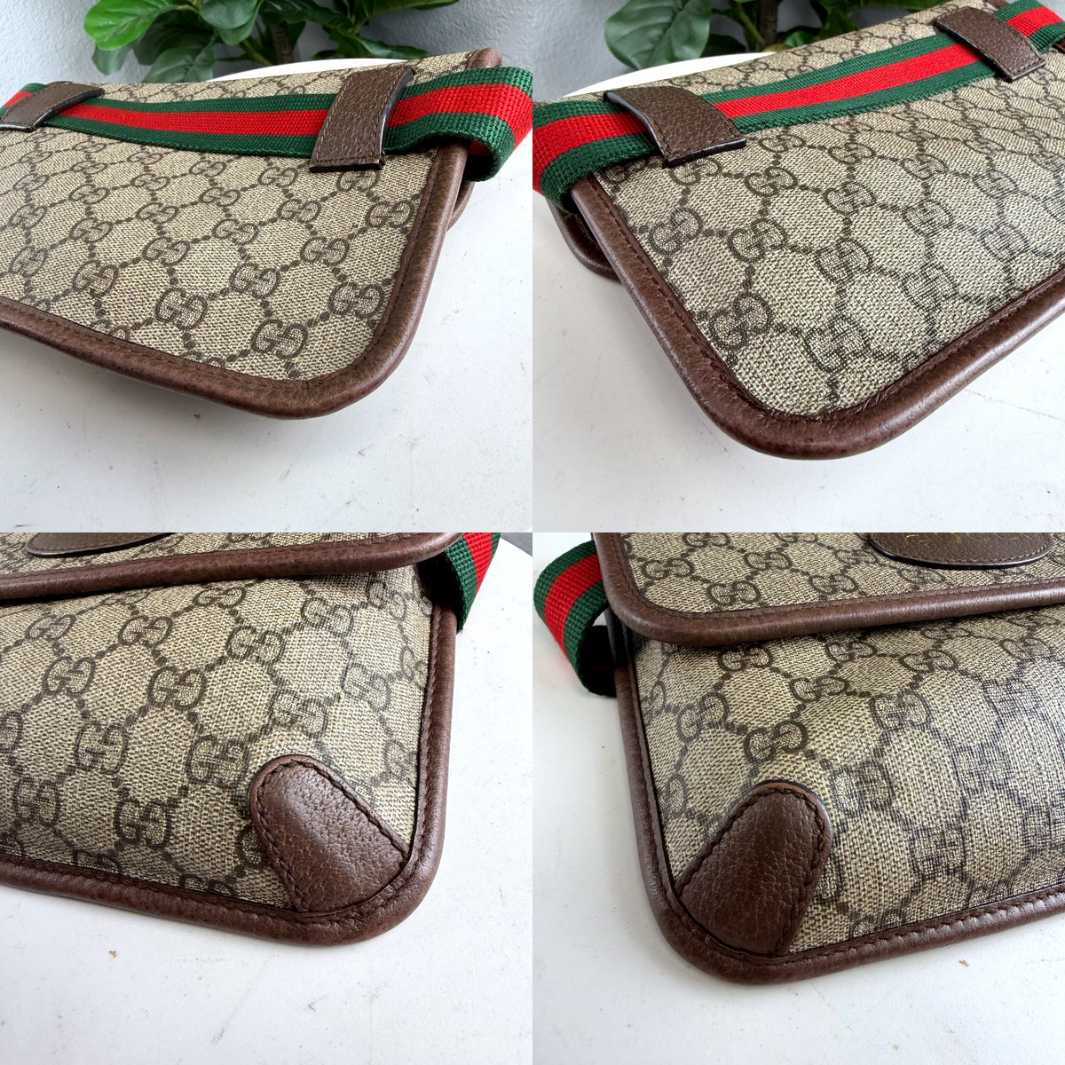 Authentic Gucci Neo Vintage GG Supreme Belt Bag with Feline Head - 04_detail_2.jpg