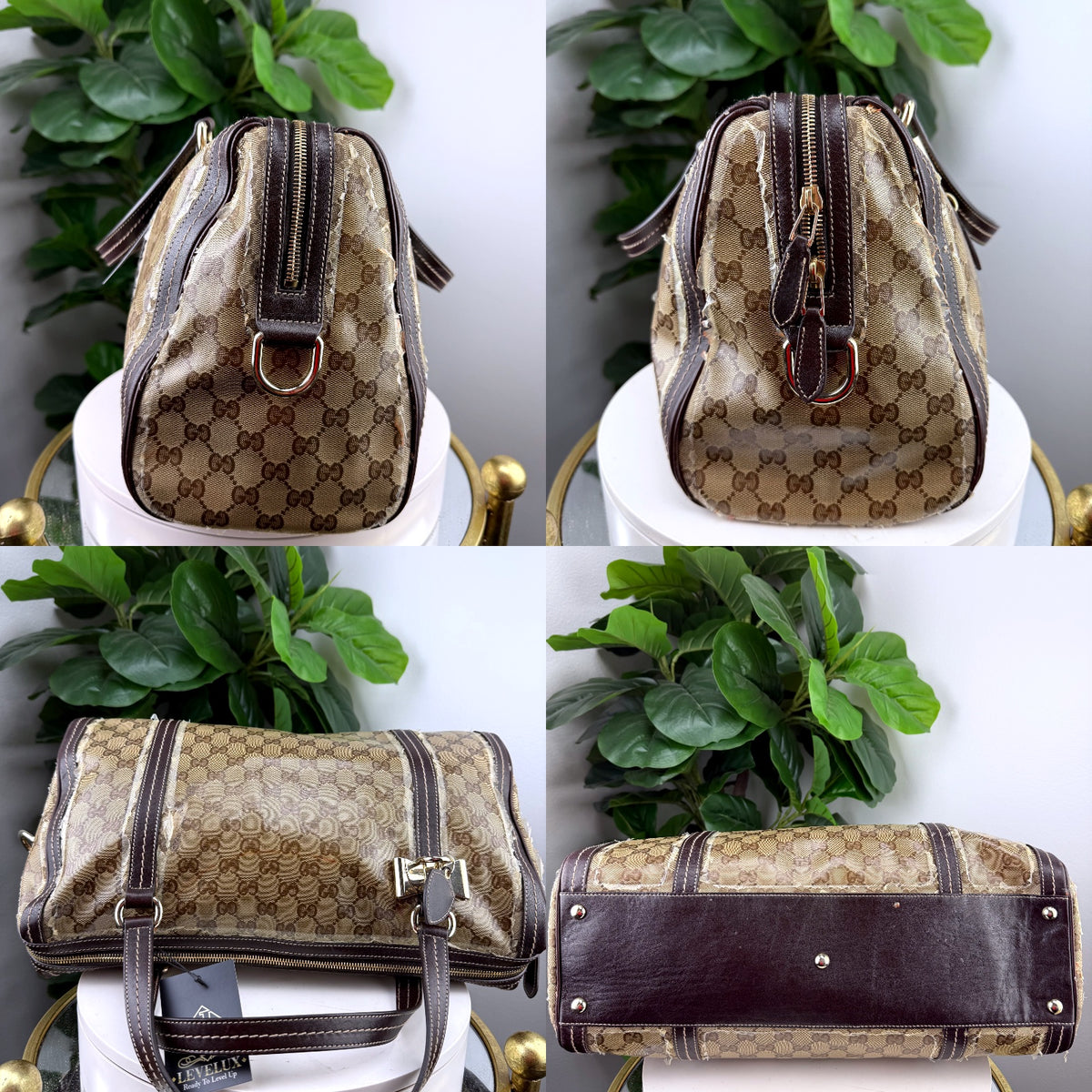 Authentic Gucci GG Canvas Heart Charm Boston Bag Brown - 03_detail_1.jpg