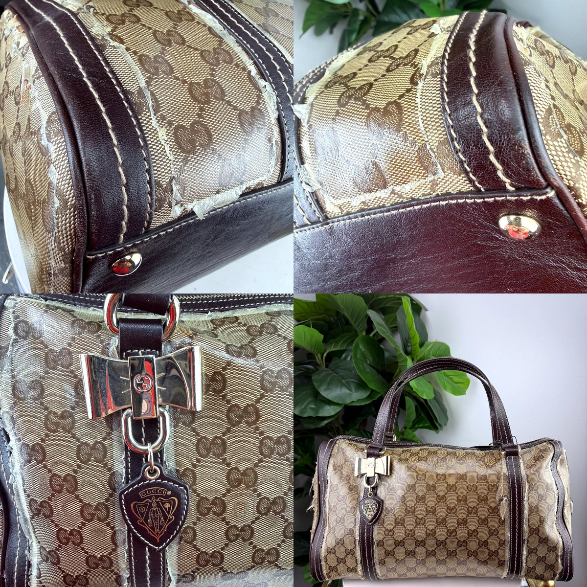 Authentic Gucci GG Canvas Heart Charm Boston Bag Brown - 04_detail_2.jpg