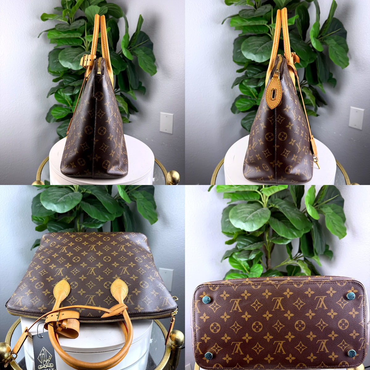 Authentic Louis Vuitton Lockit Monogram Canvas Handbag - 03_detail_1.jpg