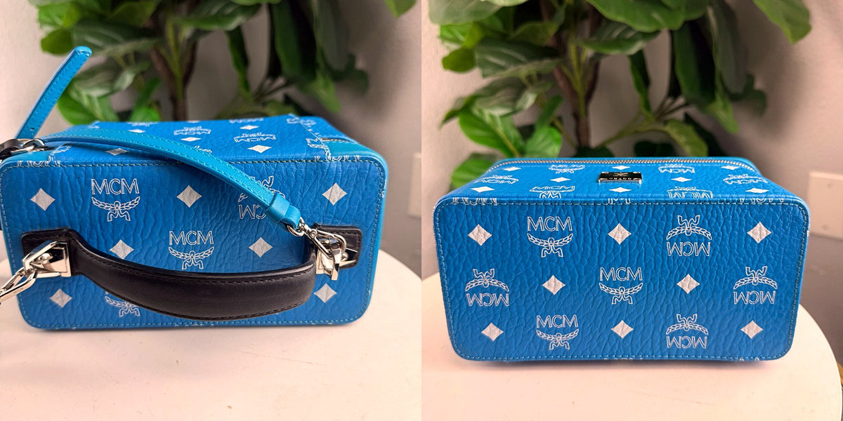 Authentic MCM Blue Visetos Coated Canvas Crossbody Bag - 07_extra.jpg