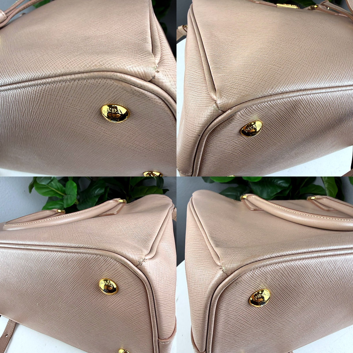 Authentic Prada Galleria Saffiano Leather Tote in Cammeo Beige - 03_corners.jpg