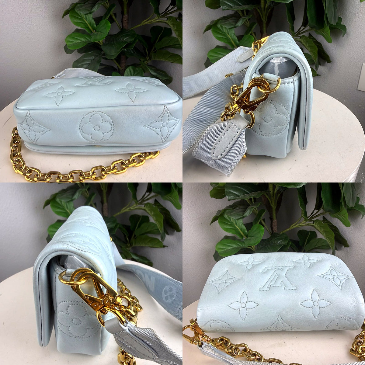 Authentic Louis Vuitton Coussin PM Monogram Jacquard Light Blue - 05_extra.jpg