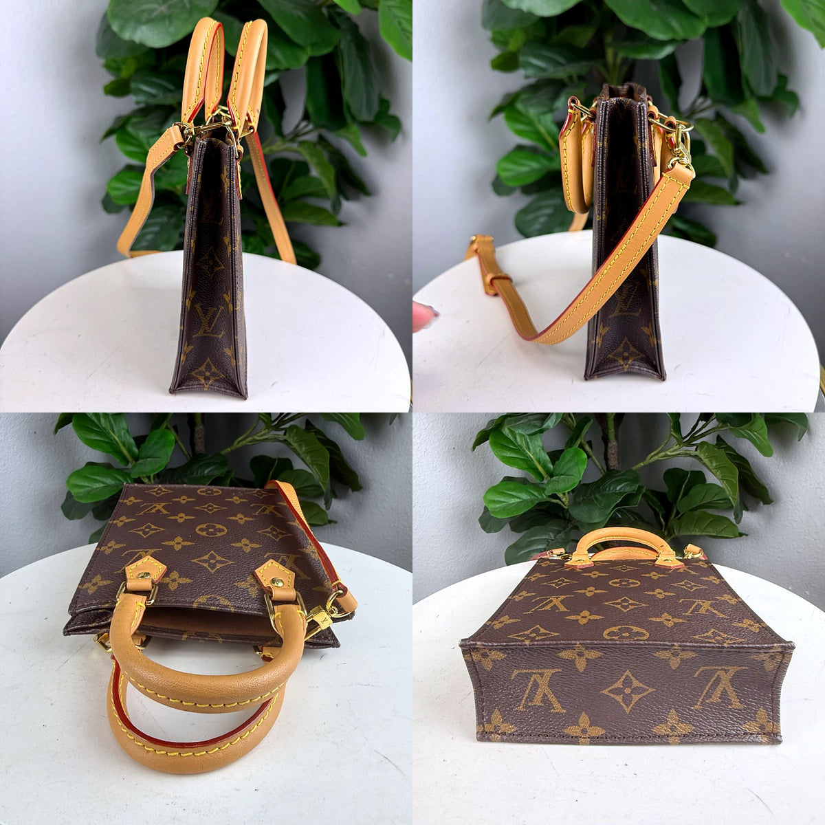 Authentic Louis Vuitton Sac Plat Monogram Canvas Phone Holder Crossbody - 05_extra.jpg