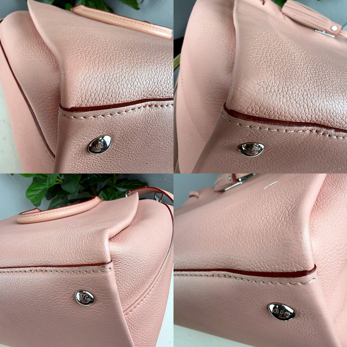 Authentic Louis Vuitton Lockme Tote MM Magnolia Pink Leather Handbag - 03_corners.jpg
