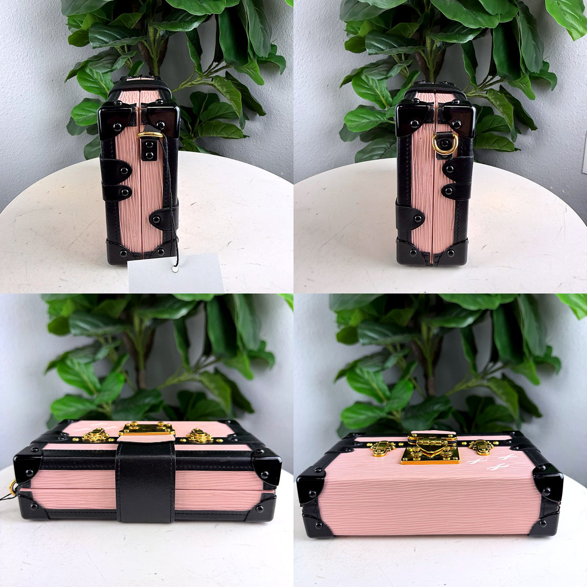 Authentic Louis Vuitton Petite Malle Epi Pink Black Trunk Bag - 05_extra.jpg