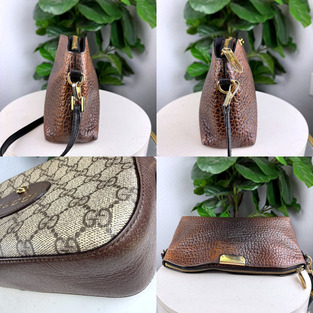 Authentic Burberry Small Peyton Crossbody Bag Metallic Bronze Pebbled Leather - 03_detail_1.jpg