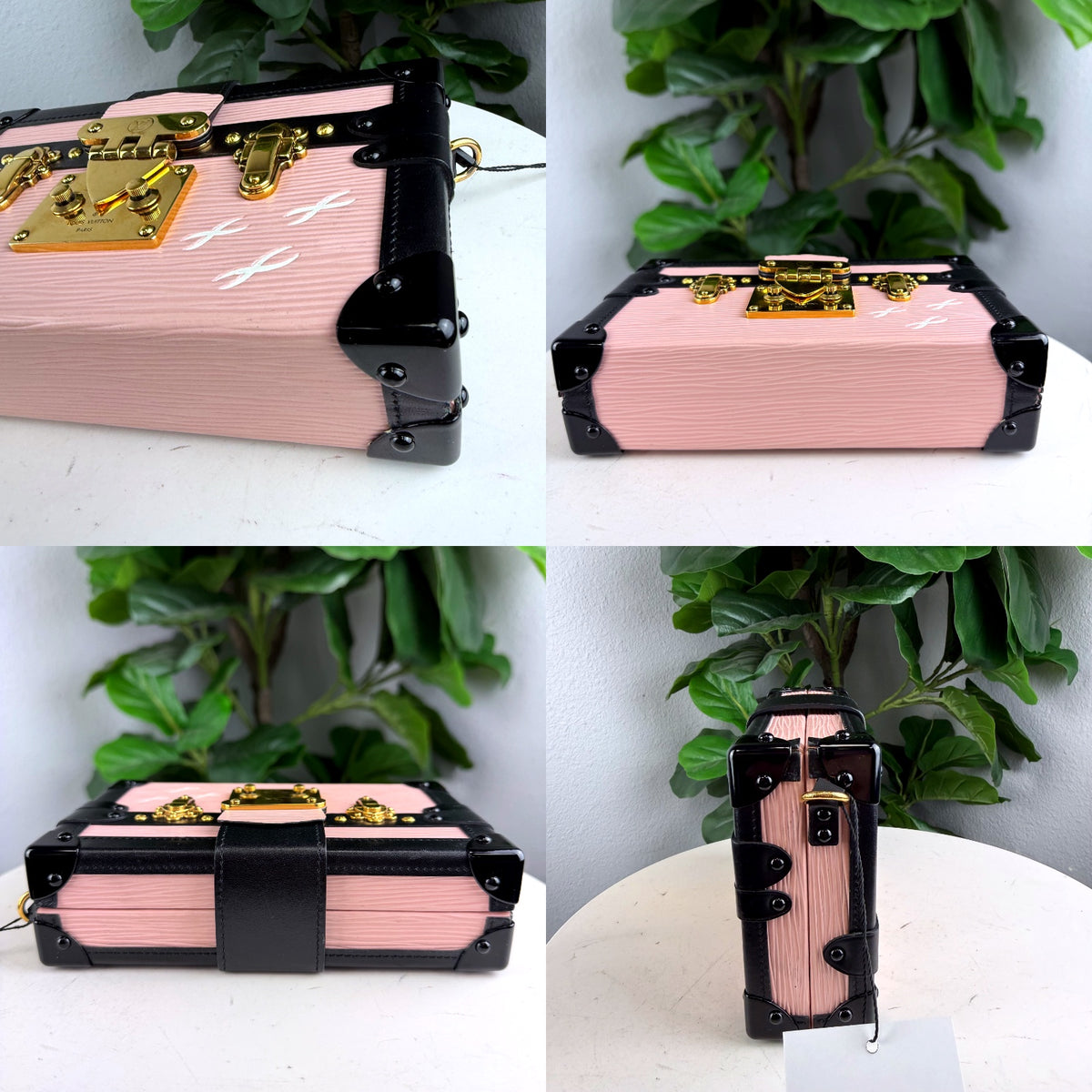 Authentic Louis Vuitton Petite Malle Epi Rose Ballerine Black Trunk Bag - 04_detail_2.jpg
