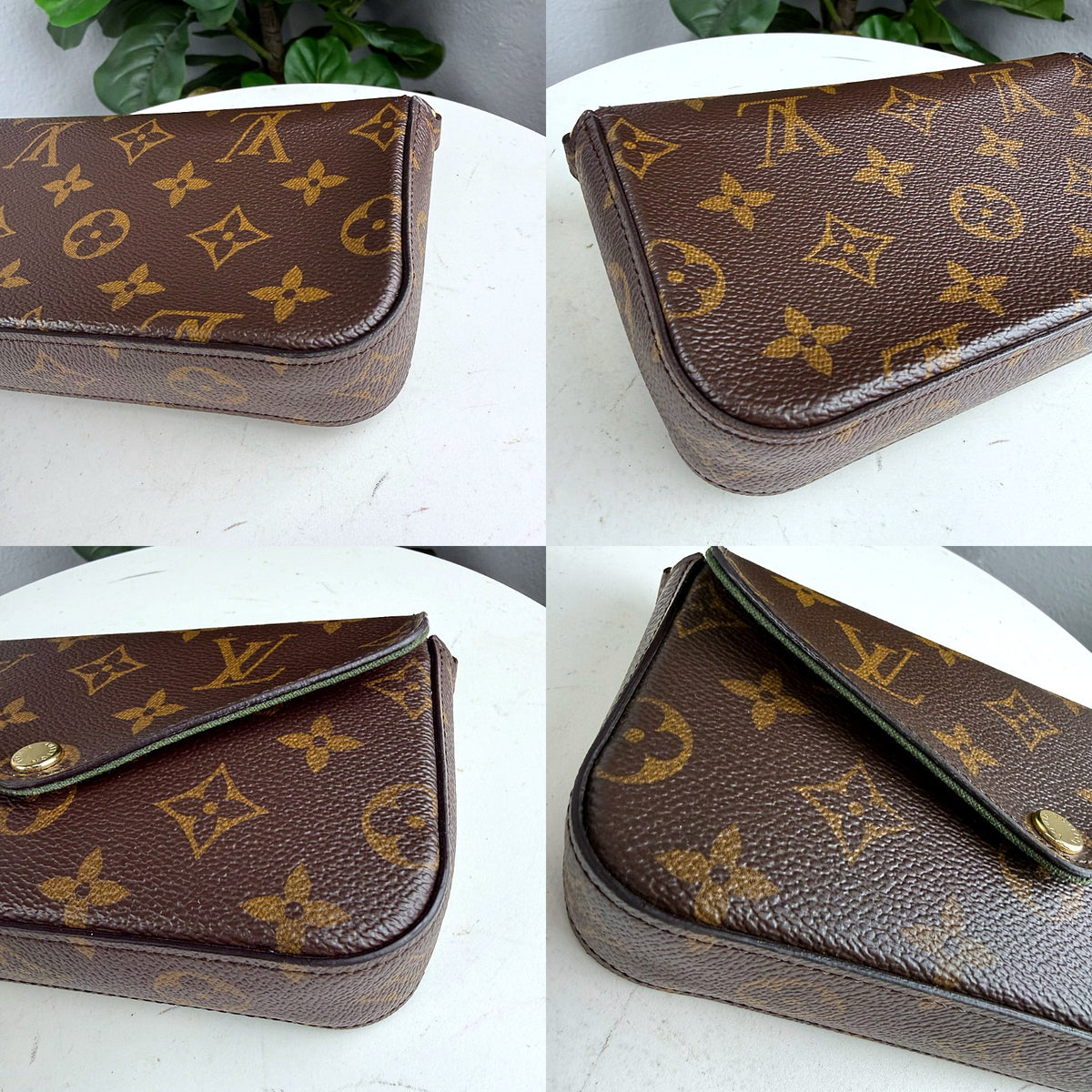 Authentic Louis Vuitton Félicie Pochette Monogram Canvas Crossbody with Insert - 03_corners.jpg