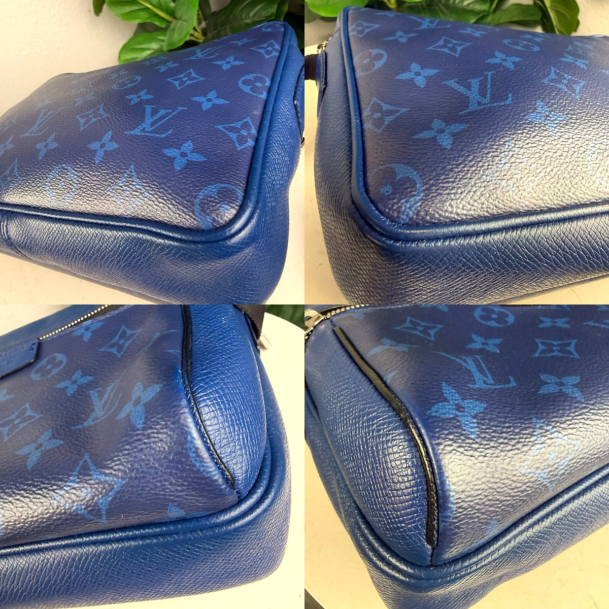 Authentic Louis Vuitton Taigarama Messenger Bag Blue - 03_corners.jpg