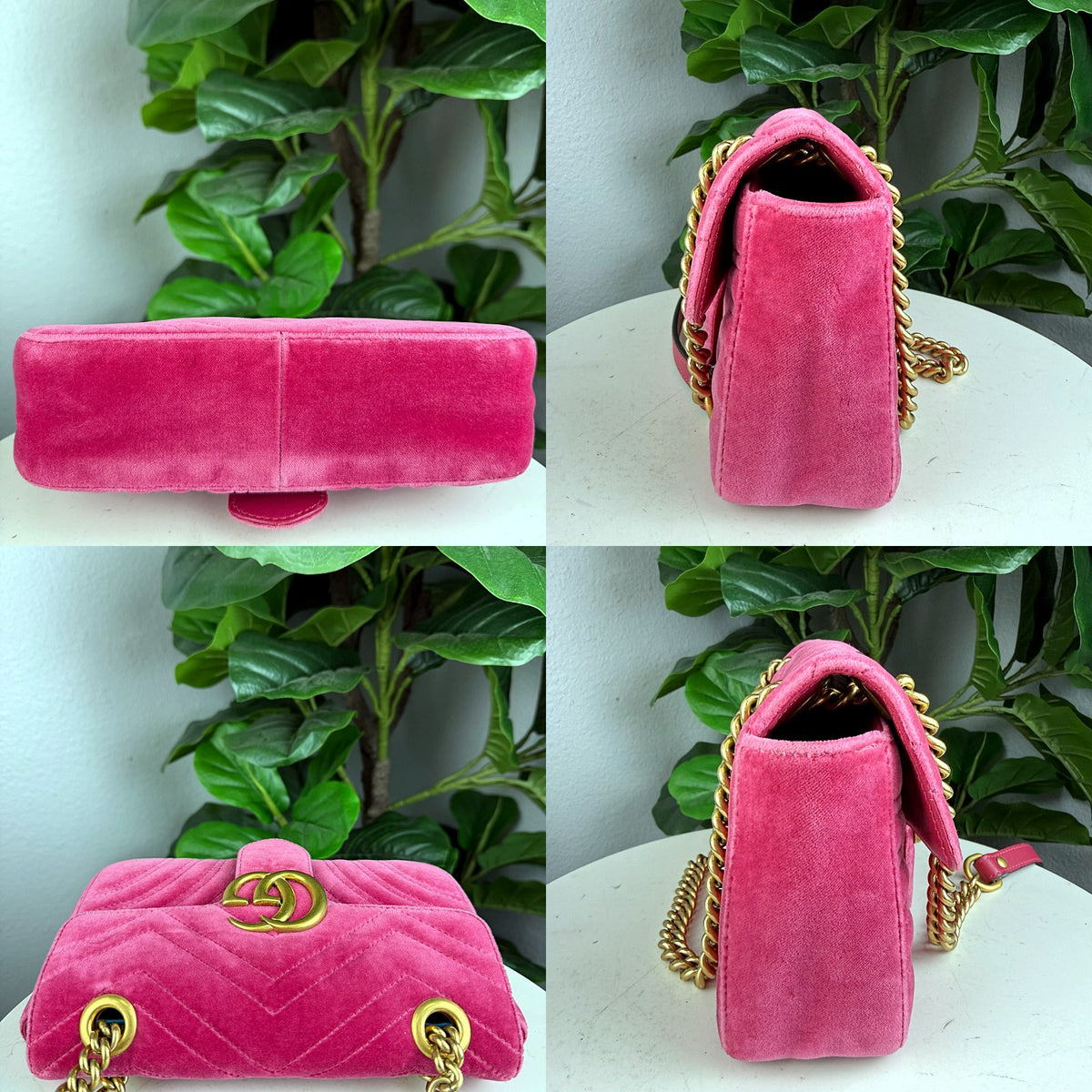 Authentic Gucci GG Marmont Small Velvet Shoulder Bag Pink - 05_extra.jpg