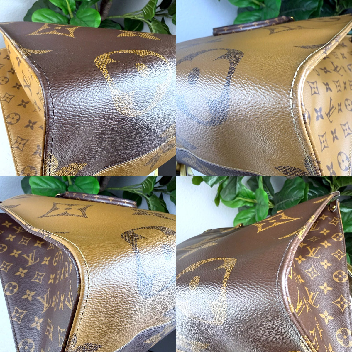 Authentic Louis Vuitton Onthego GM Giant Monogram Tote Bag - 03_corners.jpg