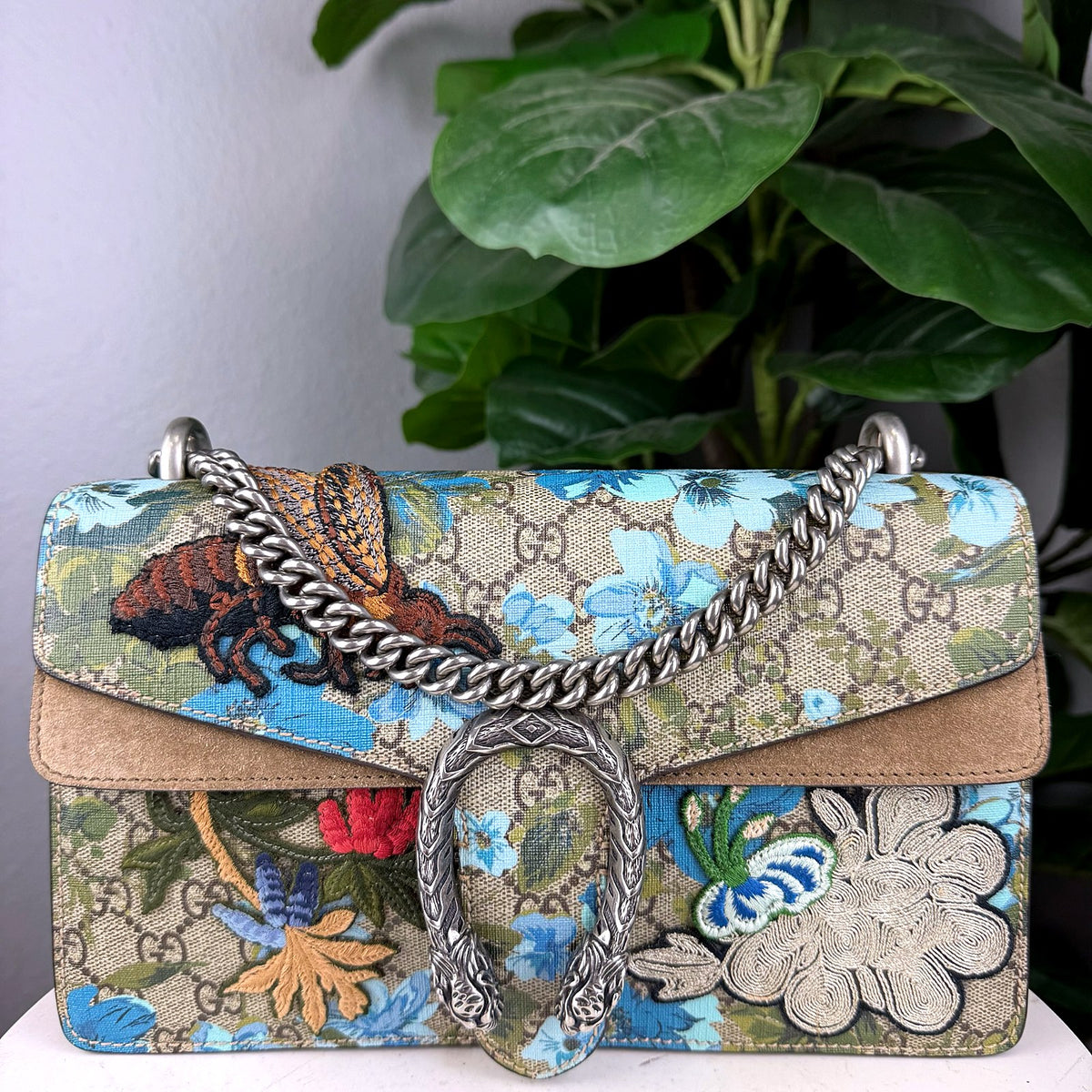 Authentic Gucci Dionysus Small GG Supreme Blooms Shoulder Bag - 01_photo.jpg