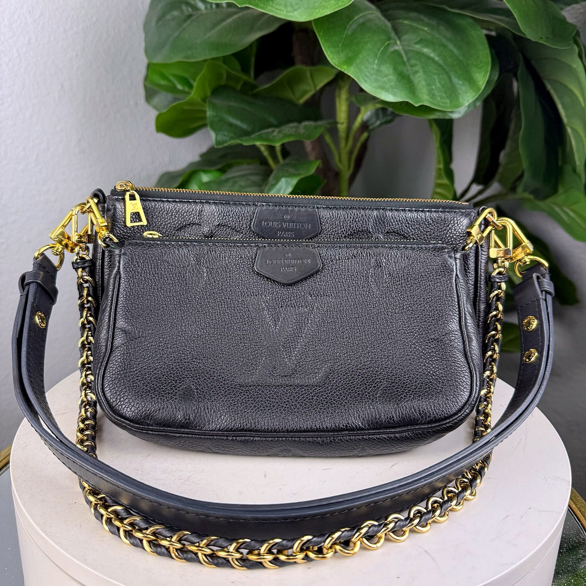 Authentic Louis Vuitton Multi Pochette Accessoires Monogram Empreinte Black Leather Crossbody - 03_photo.jpg