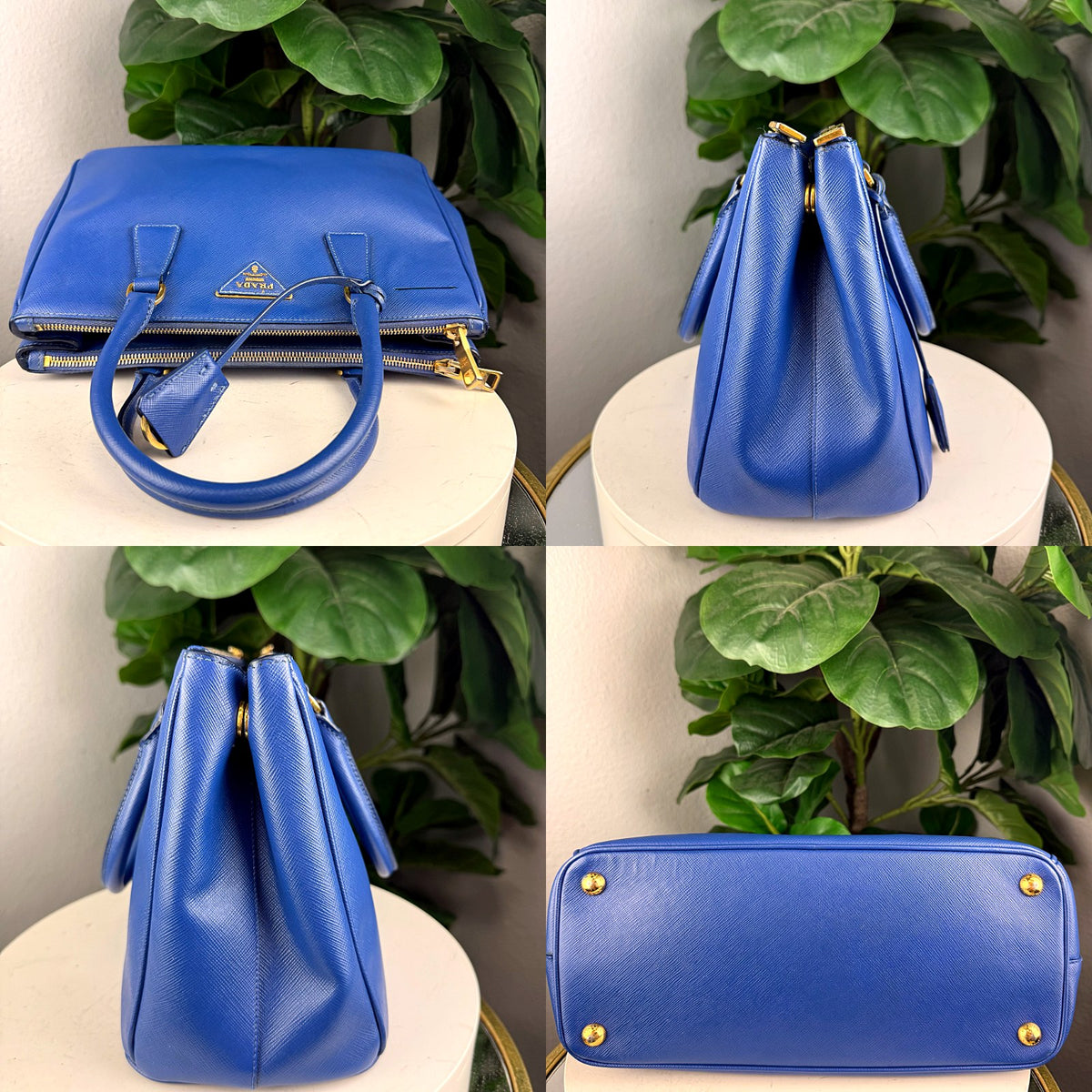 Authentic Prada Saffiano Lux Medium Double Zip Tote Blue - 06_extra.jpg