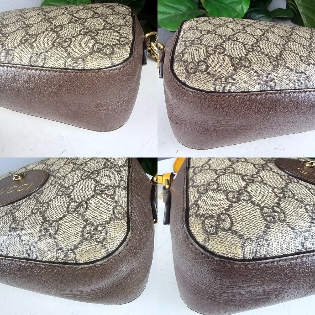 Authentic Gucci Neo Vintage GG Supreme Canvas Crossbody Camera Bag - 03_corners.jpg