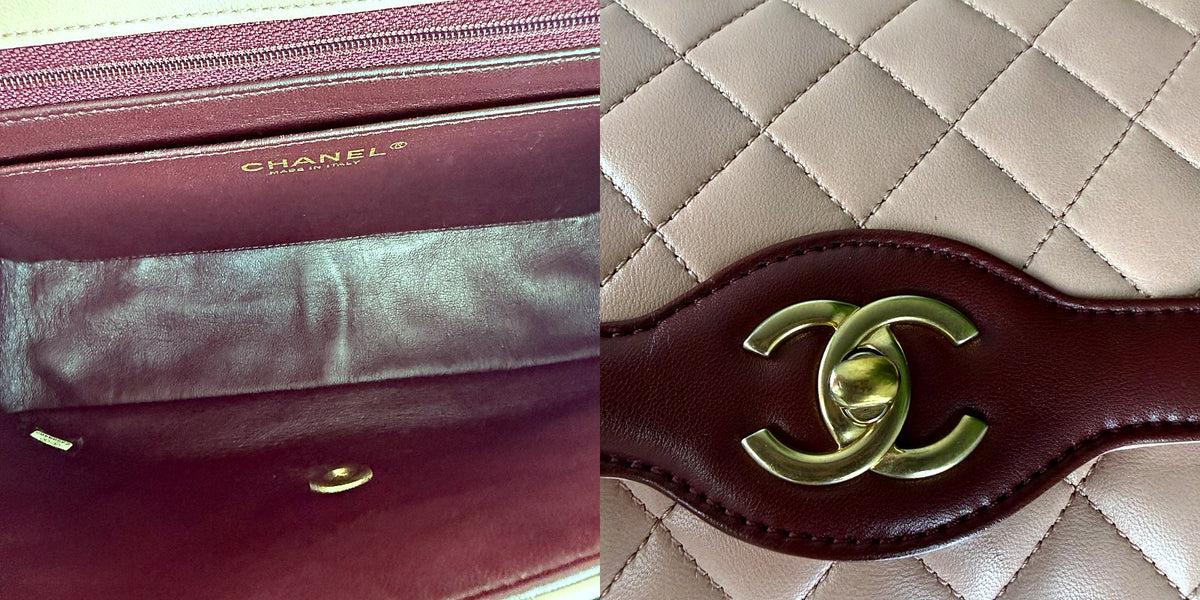 Authentic Chanel Trendy CC Flap Bag Pink Burgundy Quilted Lambskin - 04_inside.jpg