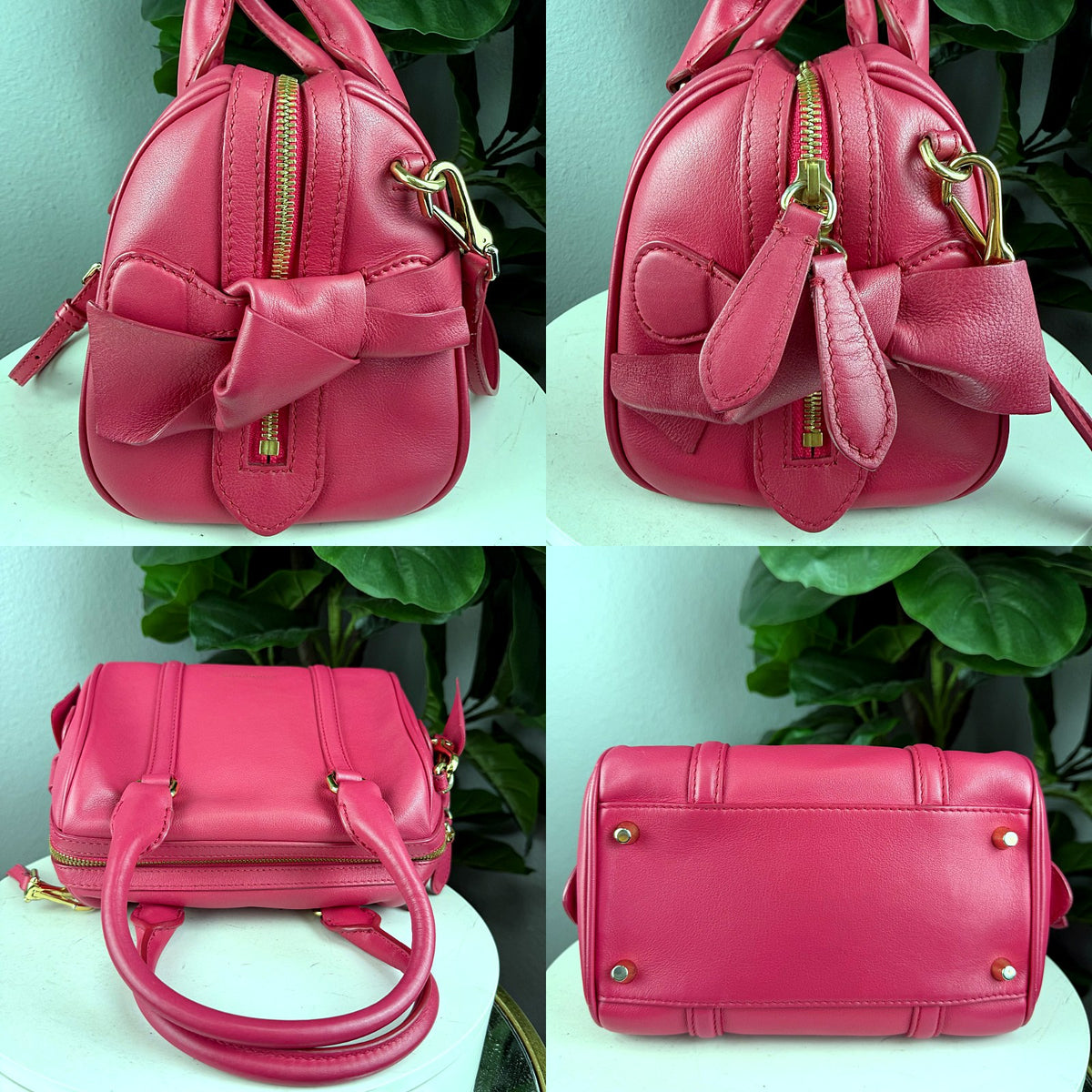 Authentic Burberry Small Alchester Bowling Bag Pink Leather Satchel - 05_extra.jpg