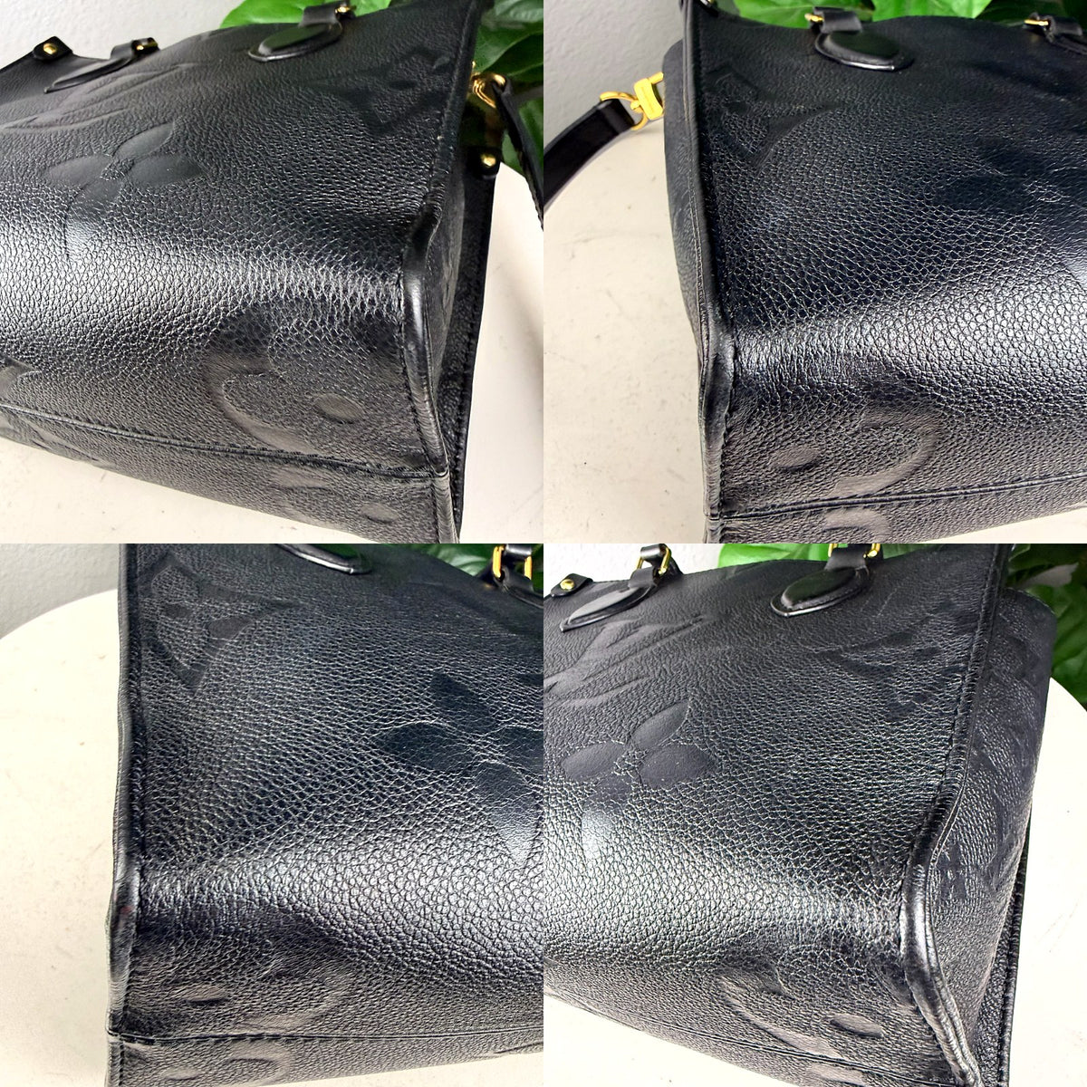 Authentic Louis Vuitton OnTheGo PM Black Empreinte Leather Tote Bag - 03_corners.jpg
