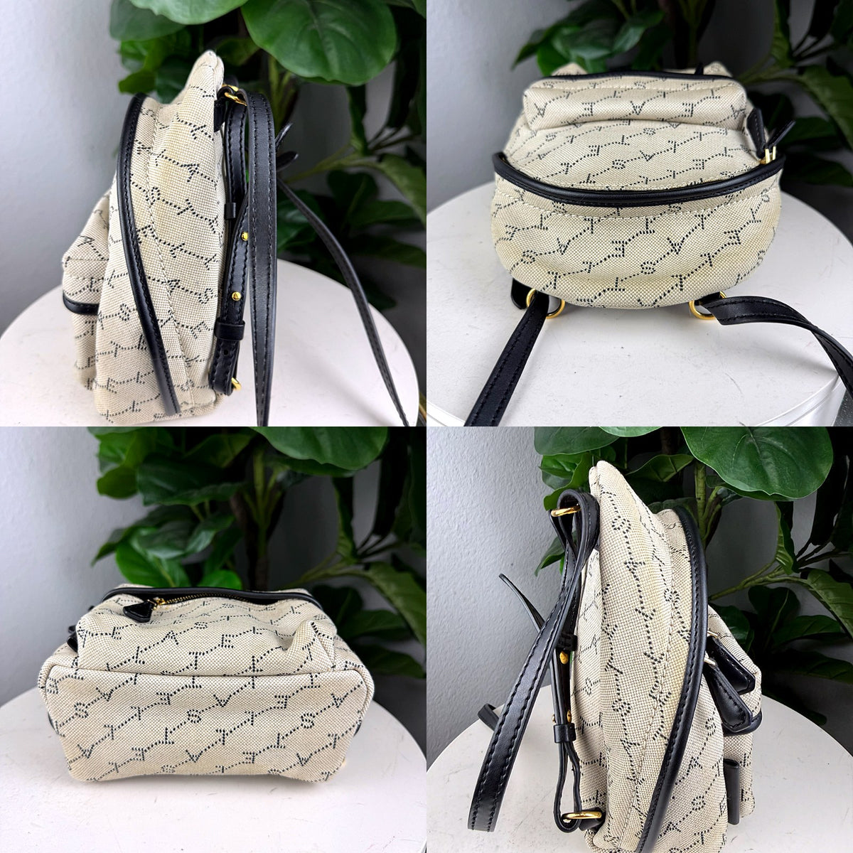 Authentic Stella McCartney Monogram Canvas Mini Backpack Black Trim - 05_extra.jpg