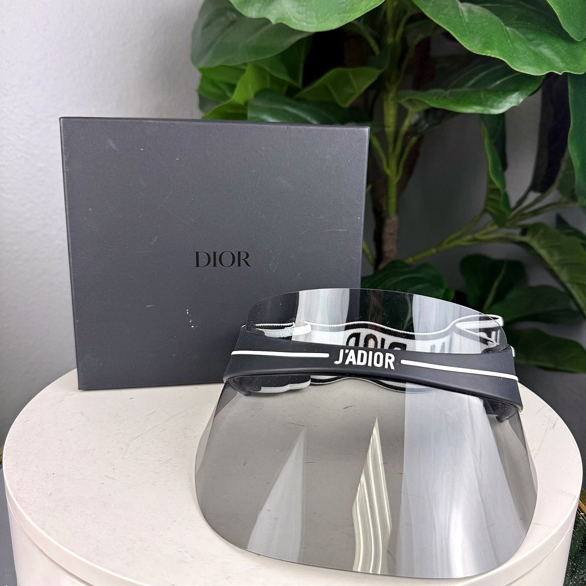 Authentic Dior J'Adior Logo Ribbon Visor Shield Sunglasses - 01_photo.jpg